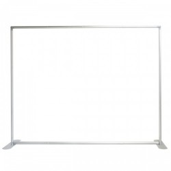 8 ft. EZ Tube Straight Trade Show Display – Straight Graphic Package